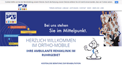 Desktop Screenshot of ortho-mobile.de